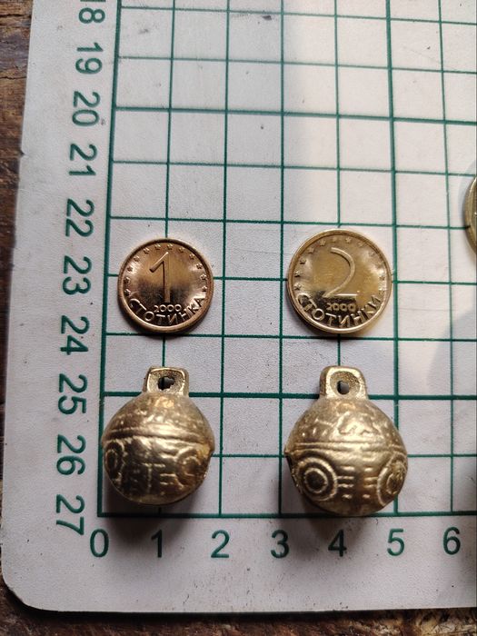 Бронзови Звънчета орехчета шикалки