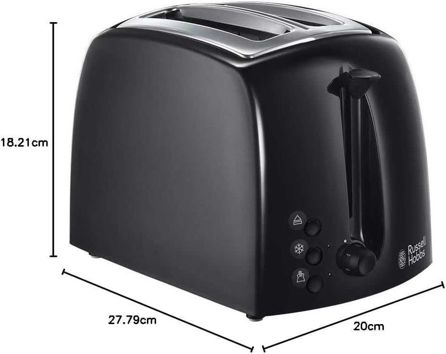 Тостер Russell Hobbs Textures Plus (22601-56) 850W, UK щепсел