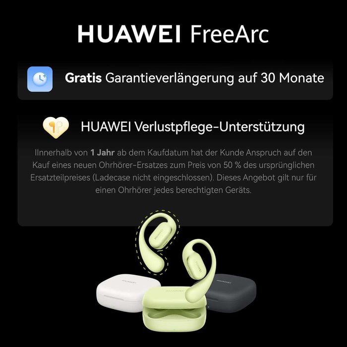 ПРОМО Нови Безжични Bluetooth Слушалки HUAWEI FreeArc ANC Moose-T00