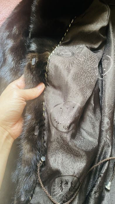 Шуба норковая длинная