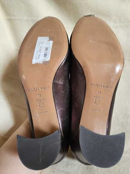 Pantofi noi 38, din piele naturala, Pura Lopez