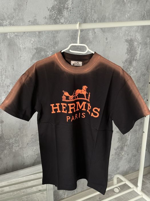 Tricou Hermes LV OFF White palm angels