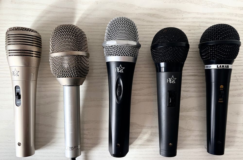 8 професионални микрофона Марка: LAMAR, HQ и AM