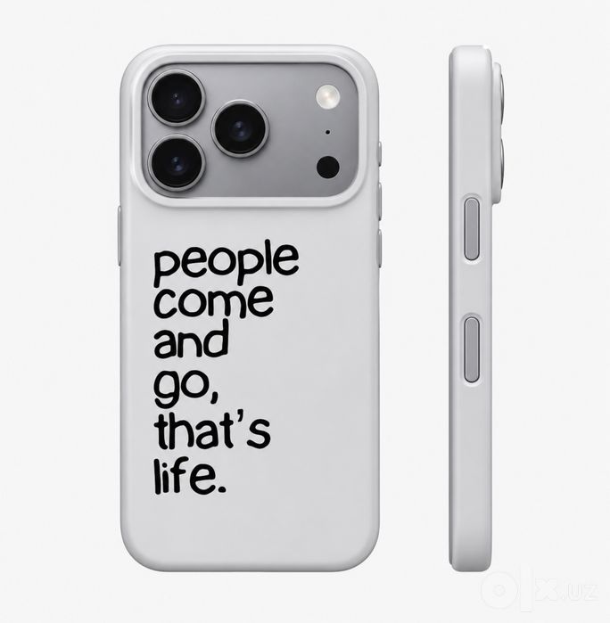 Чехол на iPhone 6-17 Pro/Pro Max с надписю