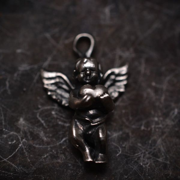 Сребърен медальон 925 „Ангелска любов“ | Талисман за защита и обич