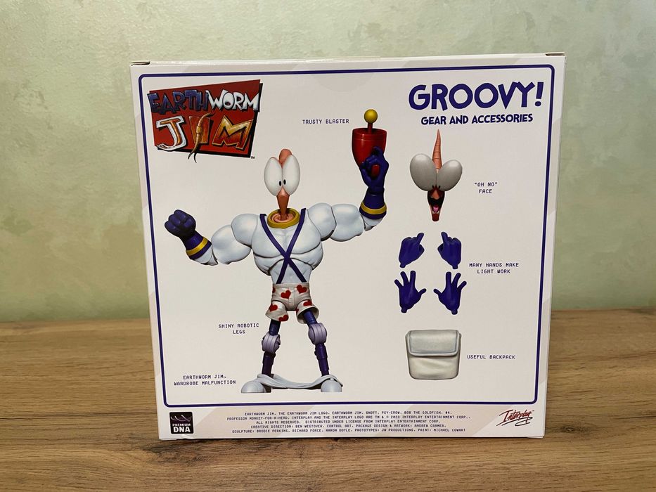 Легендарная фигурка Червяк Джим - Earthworm Jim