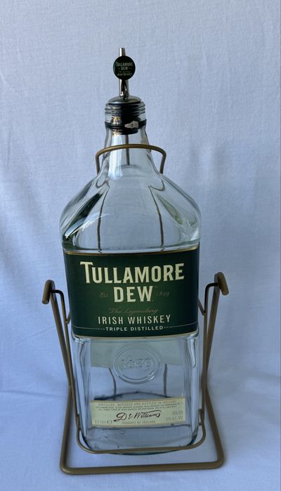 Люлка, Бутилка от Уиски Tullamore Dew , 4.5L С ДОЗАТОР!