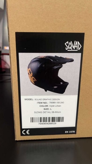Casca MTB Full Face TSG Squad Graphic Design