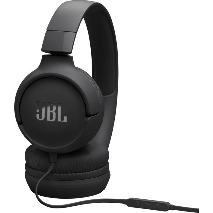 Casti JBL Tune 520C, Cu fir, On-ear, Microfon, USB-C, negru