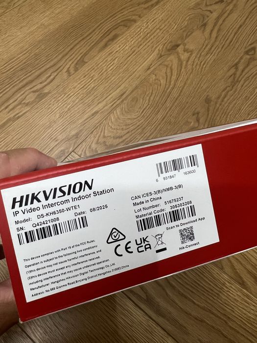 Монитор домофона Hikvision