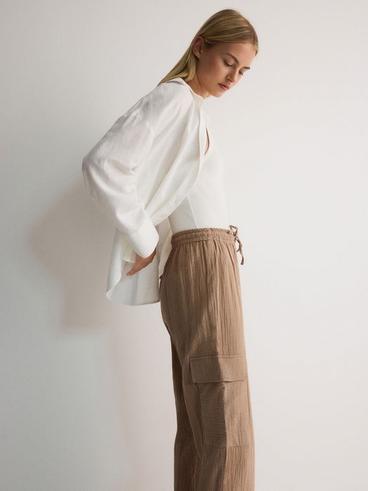Pantaloni din bumbac Reserved