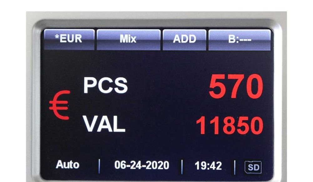 Детектор за фалшиви ЕВРО банкноти/банкнотоброячна машина CCE 6010