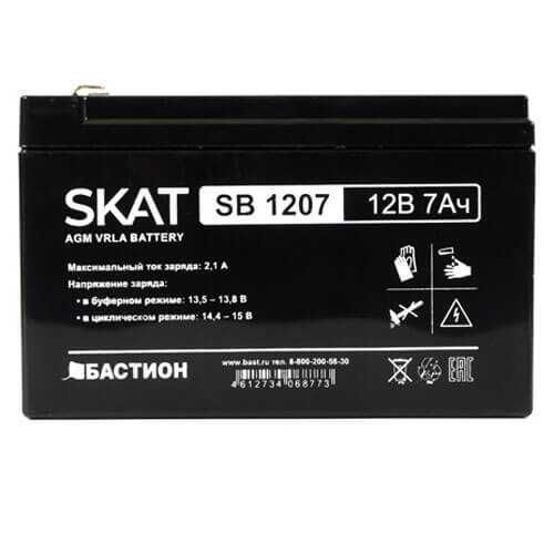 Аккумулятор SKAT SB 1207 (12v 7Ah)