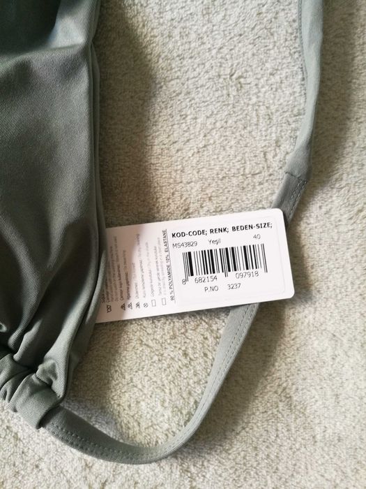 Sutien plaja verde oliv