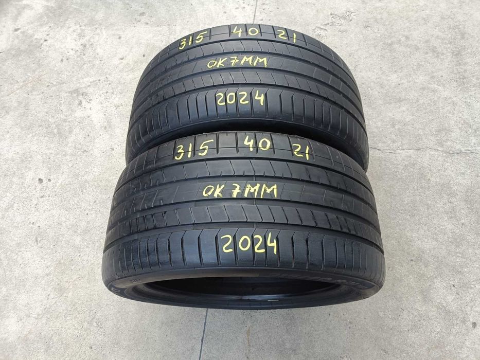 Doua anvelope vara 315 40 21 pirelli p zero pz4 MO profil de 7 mm dot 2024