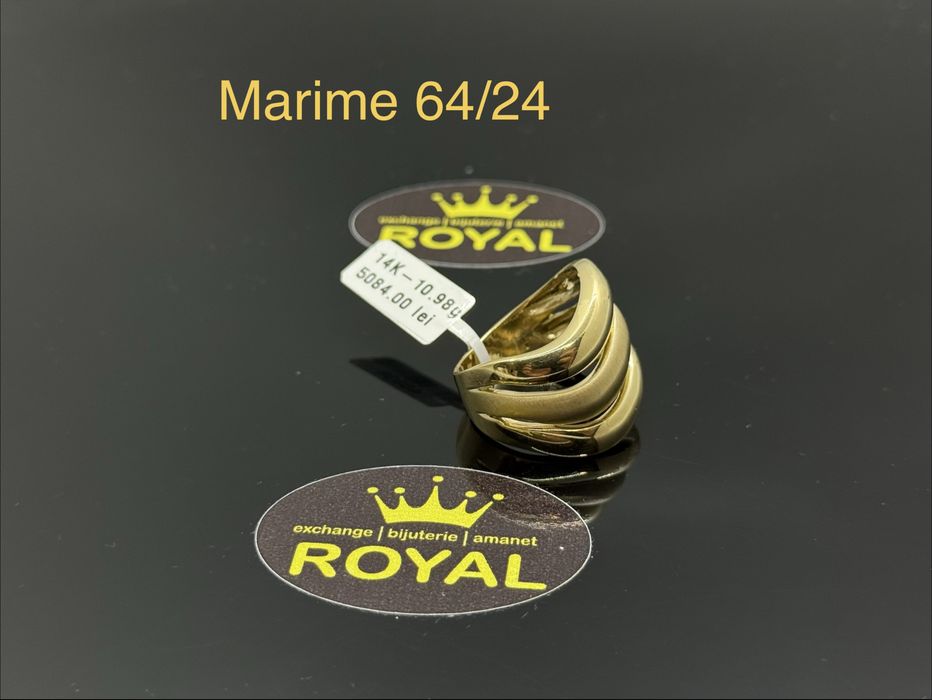 Bijuteria ROYAL : Inel AUR 14K NOU / 10.98 GR