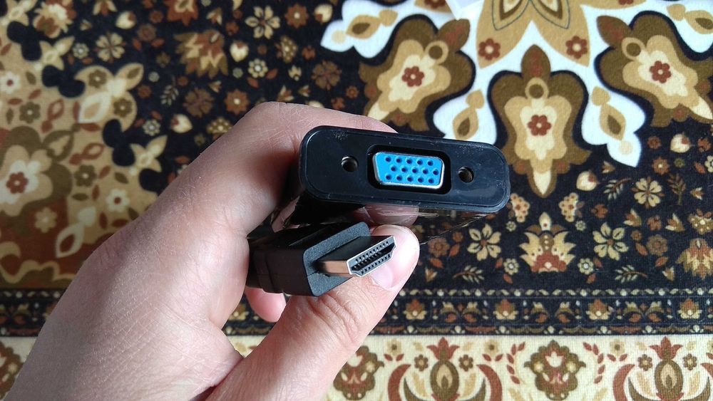 Конвертер Адаптер HDMI VGA переходник видео