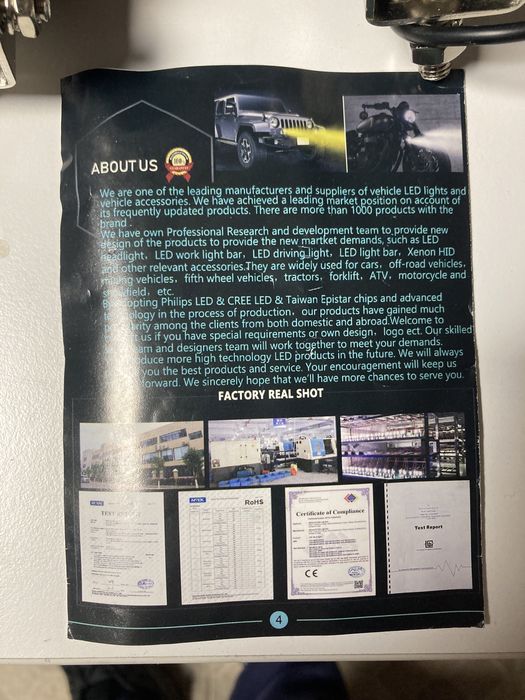 Proiector LED Angel Eyes 20W 1800 lumeni