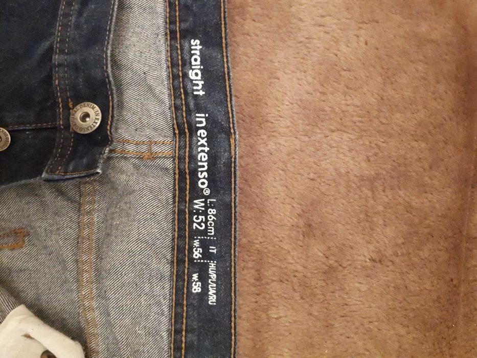 Blugi bărbătești  denim,albastru închis, noi,fără  eticheta originală