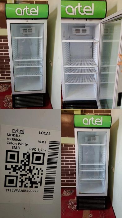 Artel vitrinniy xolodinik sotiladi