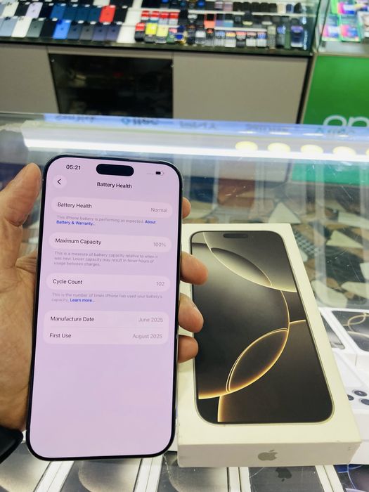 iPhone 16 Pro Max 256 gb natural 100%