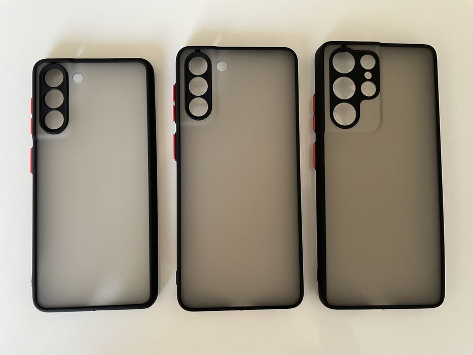 Husa Hybrid Samsung S21 S22 S23 S24 S25 Plus Ultra Silicon Spate Plast