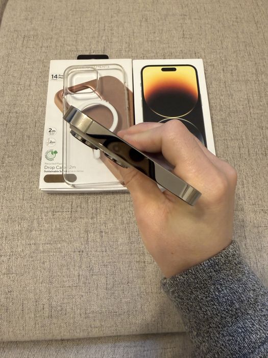 iphone 14 pro max 512gb gold, impecabil, full box
