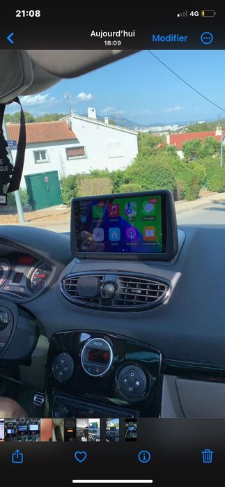 Navigatie Android Renault Clio 3 Waze YouTube GPS casetofon