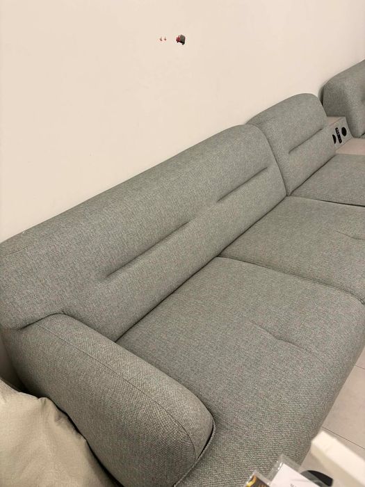 Диван с тонколона + маса с 4 стола