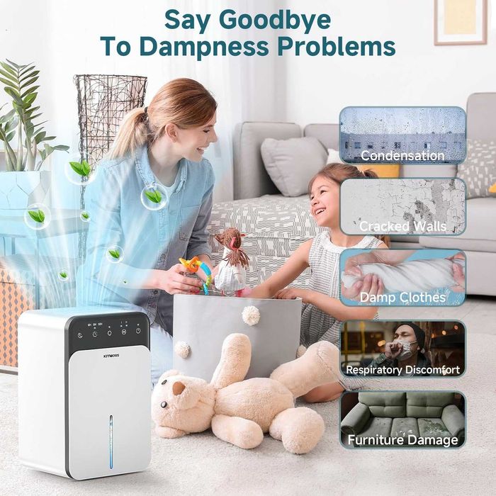 Изсушител, обезвлажнител за въздух KITMOUS, 1500 ml
