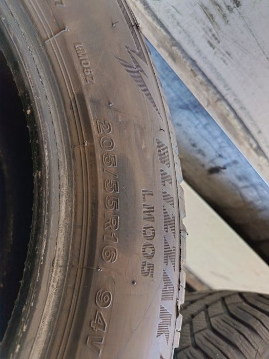 Anvelope MS iarna 205 55 16 Bridgestone 2020 6.2-6.5mm