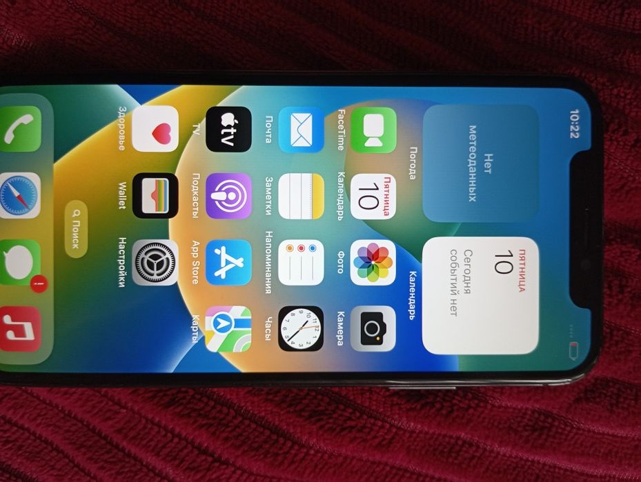 Айфон х АКБ 100% мениный