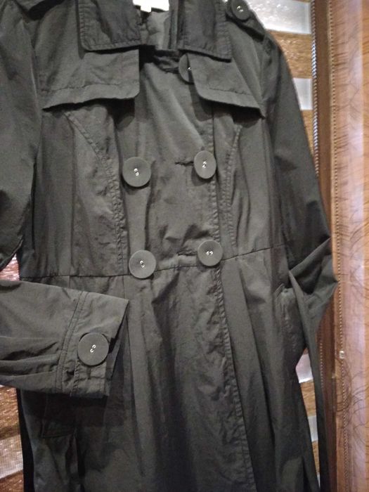 Дамски черен шлифер