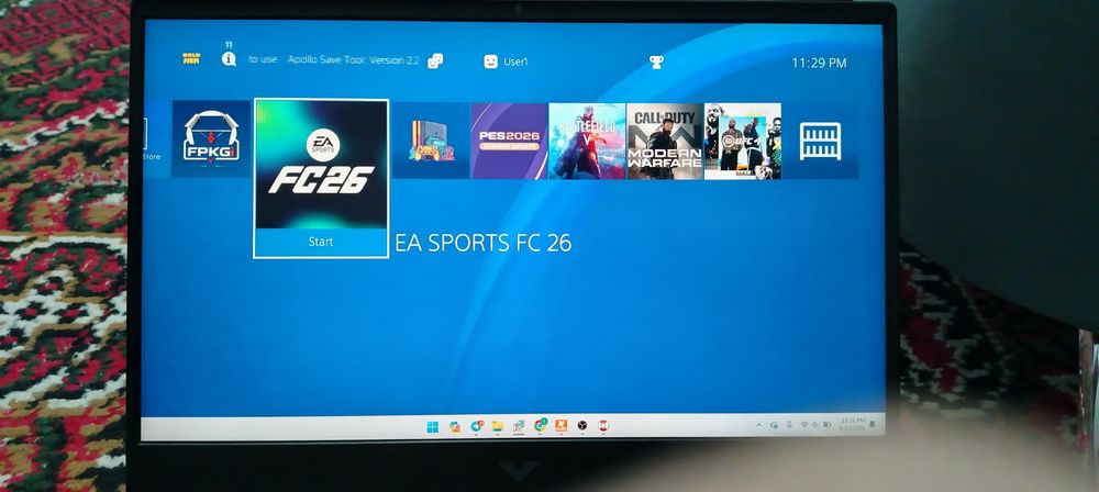 Playstation 4 pro eng yangi o'yinlari bilan. FC26, Pes 2026, UFC4.