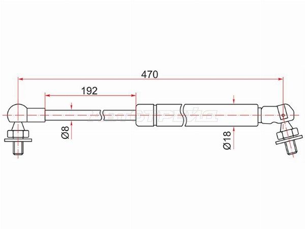 Амортизатор капота Toyota Chaser