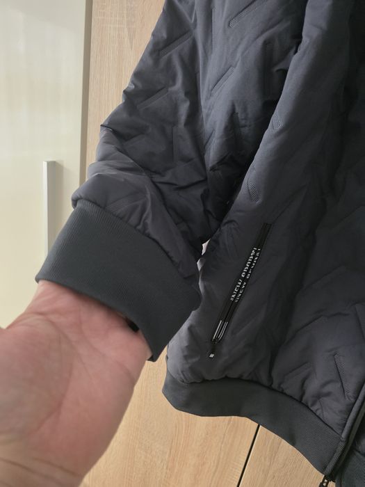 Geaca barbati iarna toamna, NOUA, marime XXL, calduroasa, gri inchis