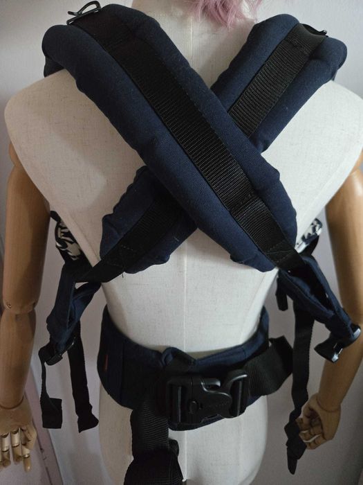 Marsupiu Copii Manduca XT Pepita Navy/ pana la 20 Kg / 3 pozitii