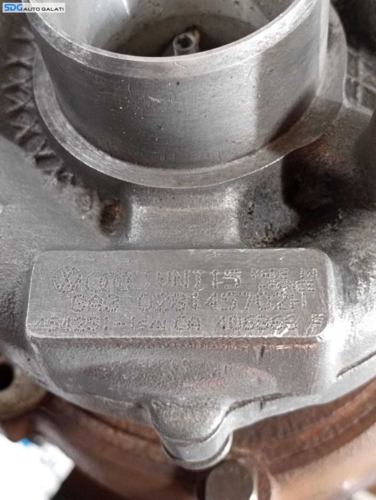 Turbo Turbina Turbosuflanta Paleti Atinsi Audi A6 C5 1.9 TDI AFN AVG 1998 - 2001 Cod 028145702H [M6179]