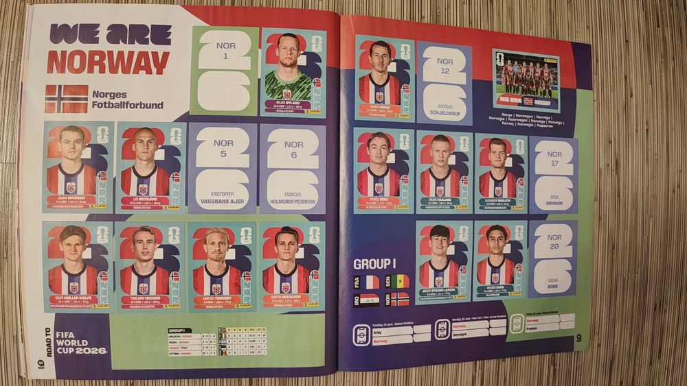 Album stickere Panini Cupa Mondiala SUA 2026,