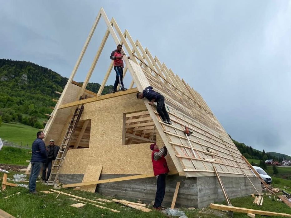 Vand casute tip A 7 x 8.5m din lemn