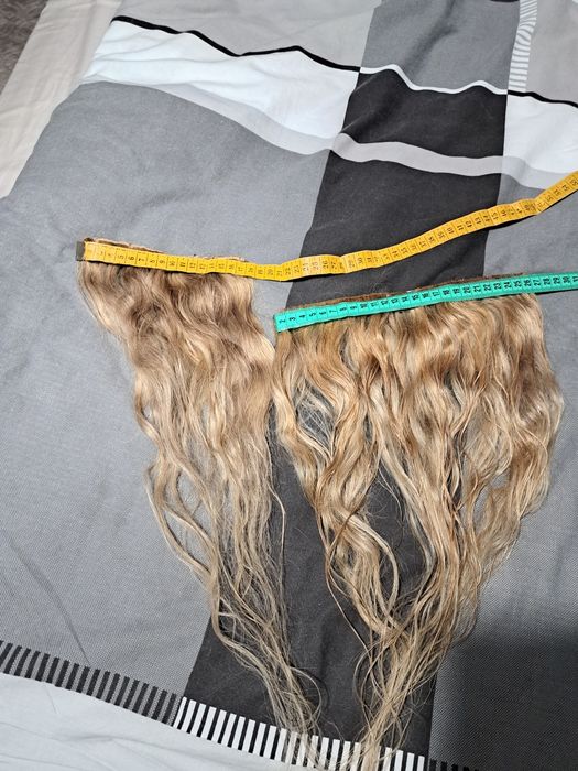 Естествена коса.Светло кестенява