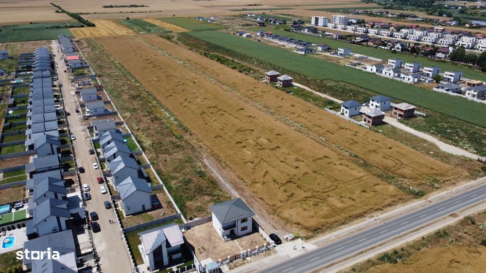 Teren Intravilan In Rate Com Berceni | utilitati: curent - gaz | #MG12