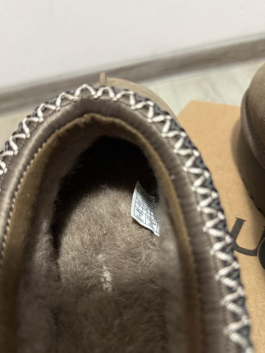 UGG tazz tasman slippers platform brown charcoal