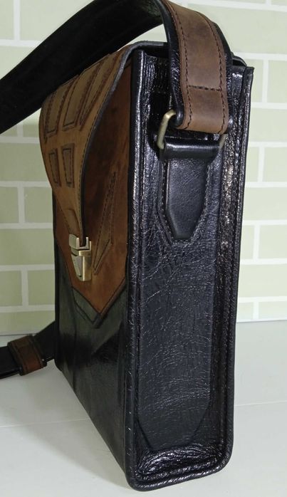 Кожаная сумка ручной работы
