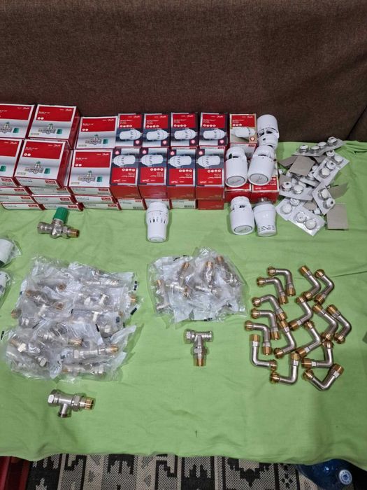 Robinet calorifer,fitinguri pt cupru ,coturi,mufe,teuri,foarfeca