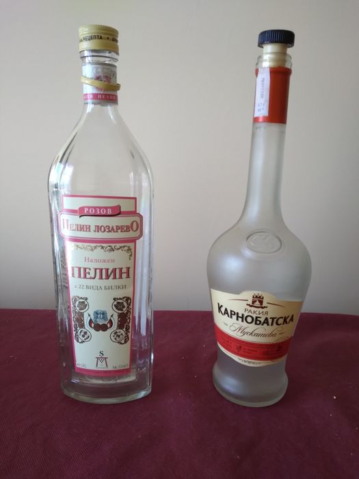 Стъклени бутилки 1 л, 0.7л