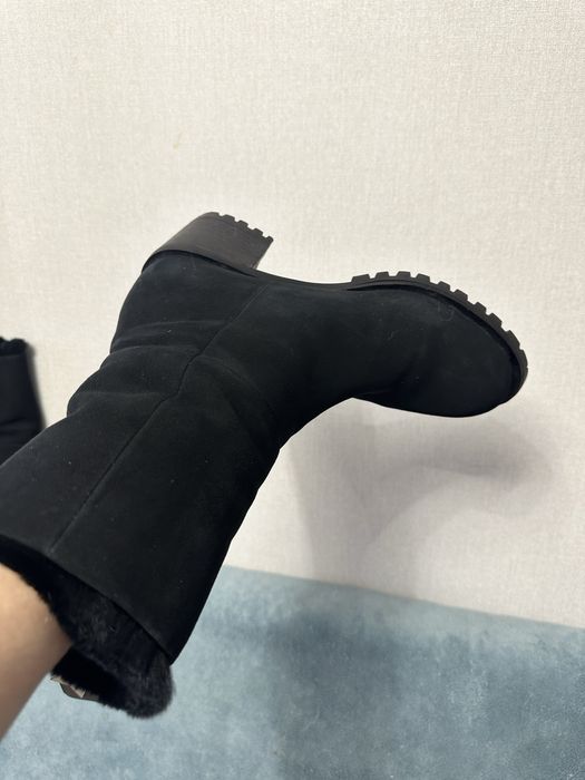 Сапожки зимние замша