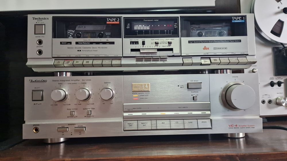 Amplificator Technics SU-V450 Deck Dublu Technics RS-B33W