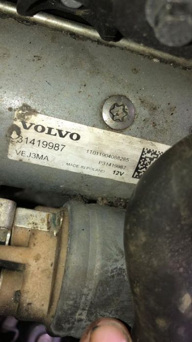 electromotor volvo xc60 xc90 2.0d 2019 31419987 vej3ma