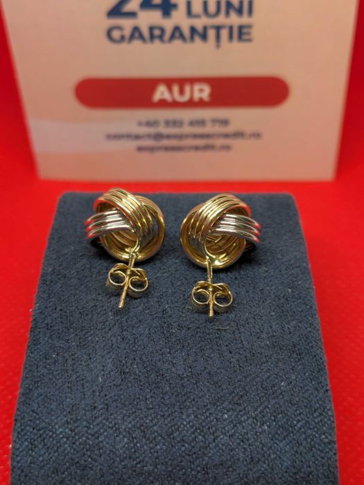 Cercei 14k 3.08 gr (AG4 Dacia b. 50293.1 ) Garantie 2 ani